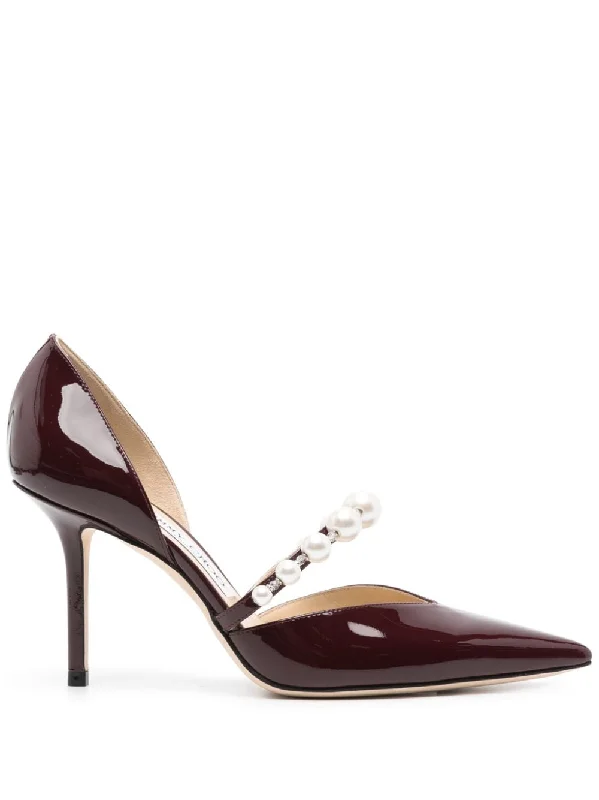 Women's ankle - strap stiletto heel pumps with a cut - out detailJimmy Choo Women's With Heel