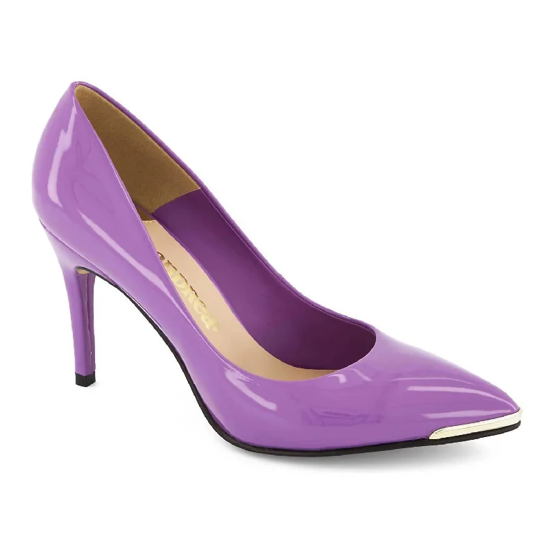 Women's cocktail party stiletto heel pumps with a unique patternWomen's Pumps Fashion Stilettos In Purple