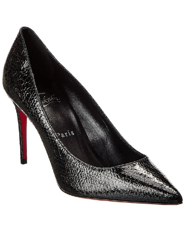 Women's microfiber stiletto heel pumps with moisture - wicking propertiesChristian Louboutin Kate 85 Leather Pump