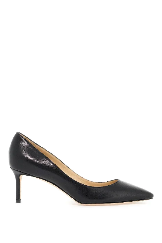 Women's genuine leather stiletto heel pumps with a soft finishJimmy Choo Romy 60 Pumps