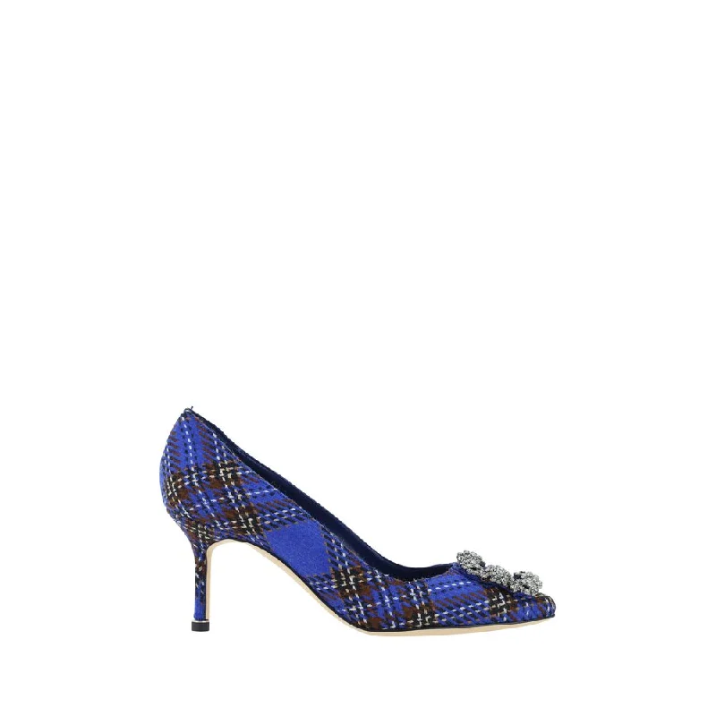 Women's wide - width stiletto heel pumps for a comfortable fitManolo Blahnik Hangisi Women's Pumps