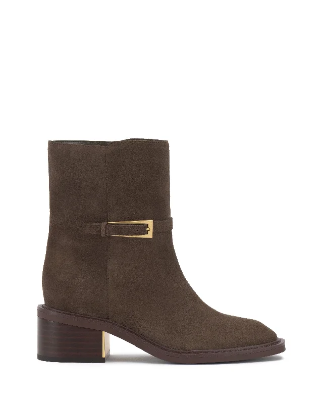 Women's Over - the - Knee Suede Boots in Taupe for a Stylish and Sophisticated OutfitGali Buckle Ankle Boot