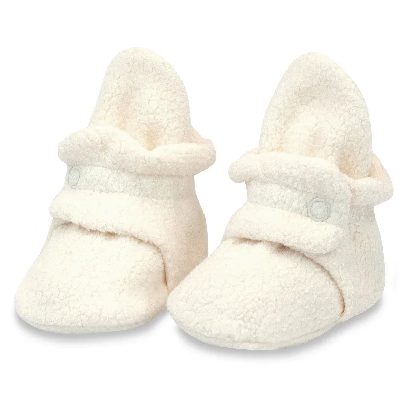 Women's Lace - Trimmed Knee - High Boots in Ivory for a Feminine and Elegant EnsembleCozie Fleece Gripper Baby Bootie - Cream