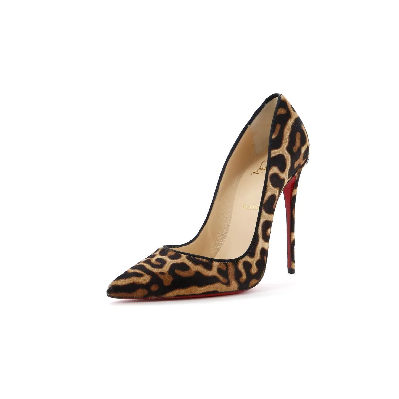 Women's water - resistant stiletto heel pumps for unexpected situationsWomen's Kate Pumps Printed Calf Hair 120