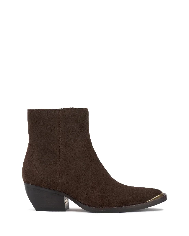 Women's Chunky - Heeled Chelsea Boots in Gray for a Casual and Trendy Everyday LookPayton Bootie