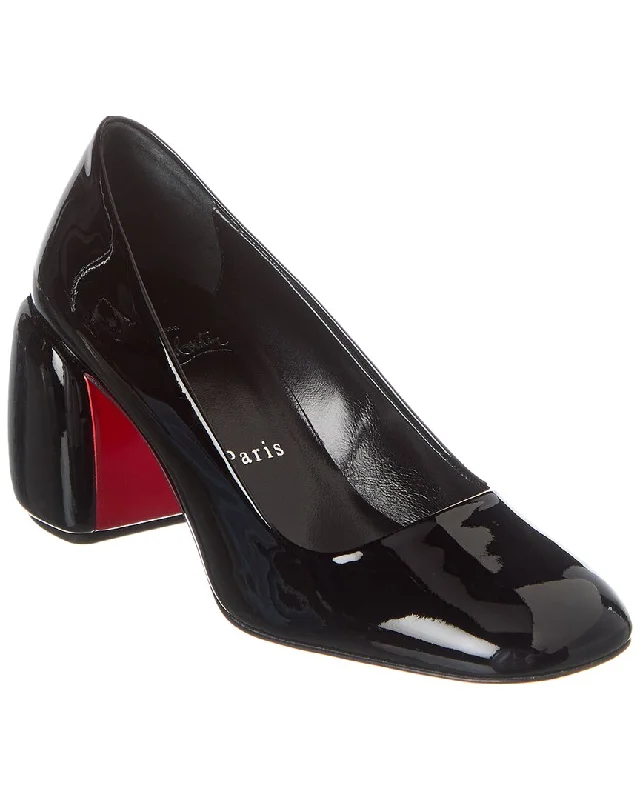 Women's forest green stiletto heel pumps for a nature - inspired lookChristian Louboutin Patent Pump