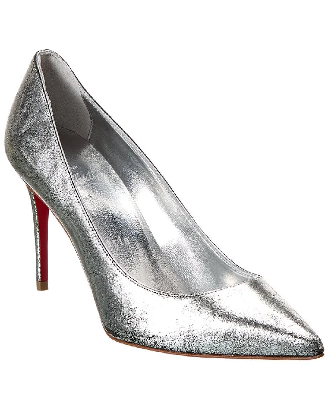 Women's mesh - paneled stiletto heel pumps for breathabilityChristian Louboutin Kate 85 Leather Pump