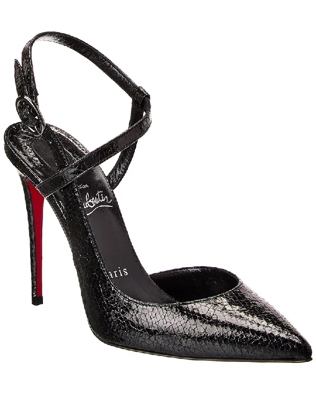 Women's non - slip stiletto heel pumps for safety on slippery floorsChristian Louboutin Jenlove 100 Leather Pump