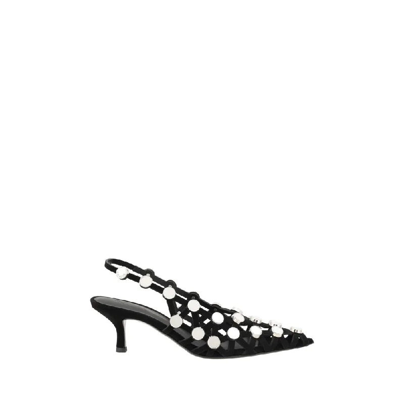 Women's tassel - adorned stiletto heel pumps for a bohemian touchThe Attico Grid Women's Pumps