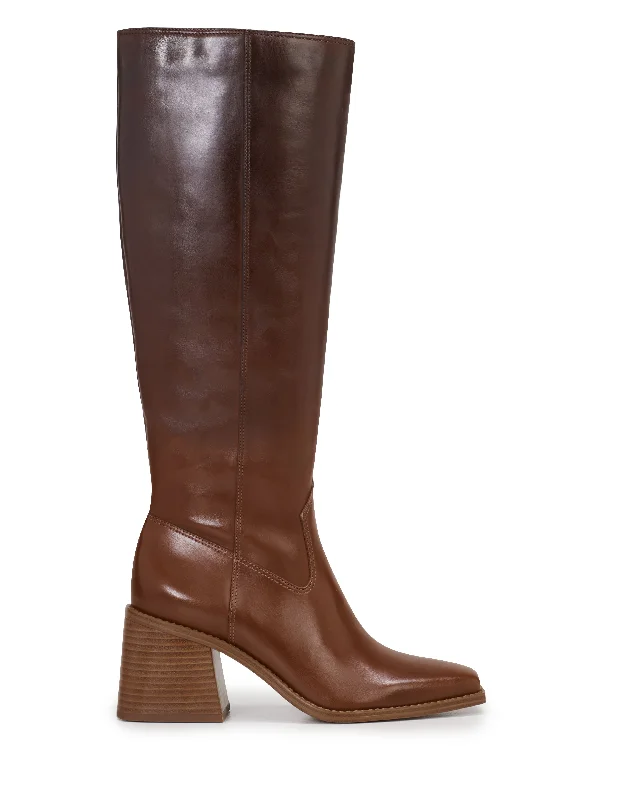 Women's Knee - High Leather Riding Boots in Black for a Classic Equestrian LookSangeti Narrow Calf Boot