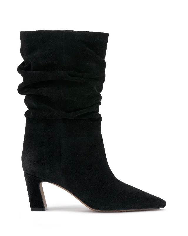 Women's Chunky - Heeled Chelsea Boots in Gray for a Casual and Trendy Everyday LookSkylar Bootie