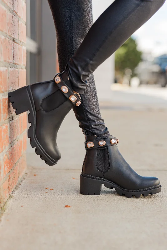 Women's Thigh - High Stretch Boots in Black for a Sexy and Alluring OutfitSteven by Steve Madden: Amulet Black Booties