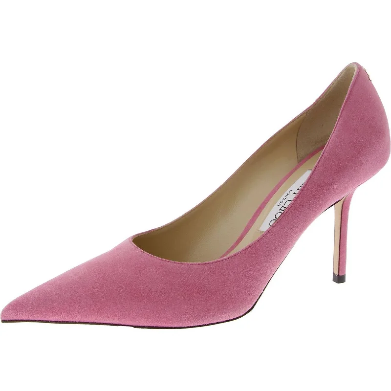 Women's snakeskin - embossed stiletto heel pumps for a bold statementWomens Suede Pointed Toe Pumps