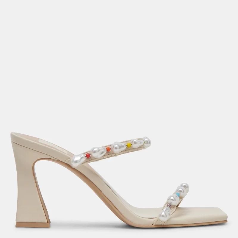 Women's snakeskin - embossed stiletto heel pumps for a bold statementNaja Pride Heels Rainbow Pearls