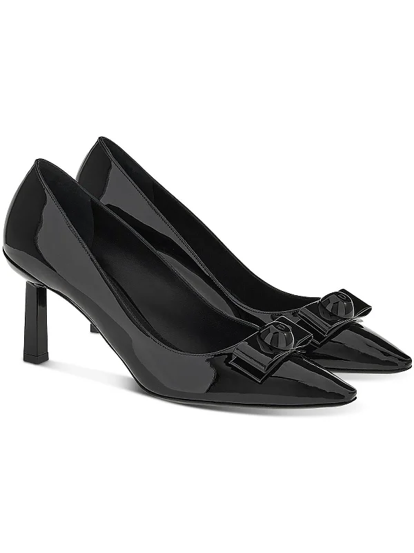 Women's satin - lined stiletto heel pumps for extra comfortWomens Patent Leather Embellished Pumps