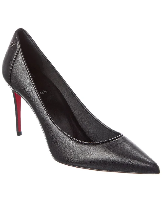 Women's adjustable - strap stiletto heel pumps for a customizable fitChristian Louboutin Sporty Kate 85 Leather Pump (Authentic Pre-Owned)