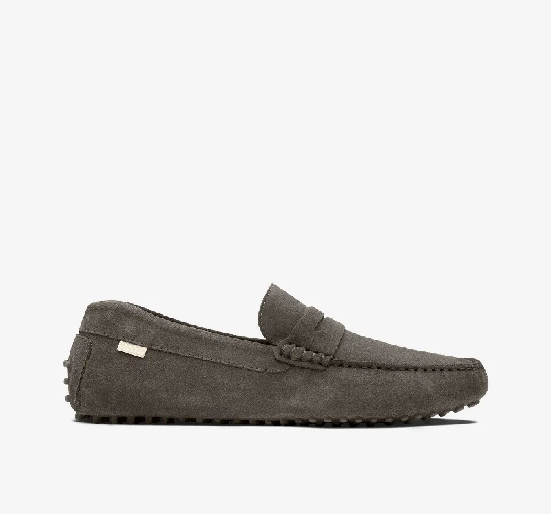 Sustainable Women's Recycled Material Loafers in Gray for Eco - Conscious ShoppersDriver | Slate