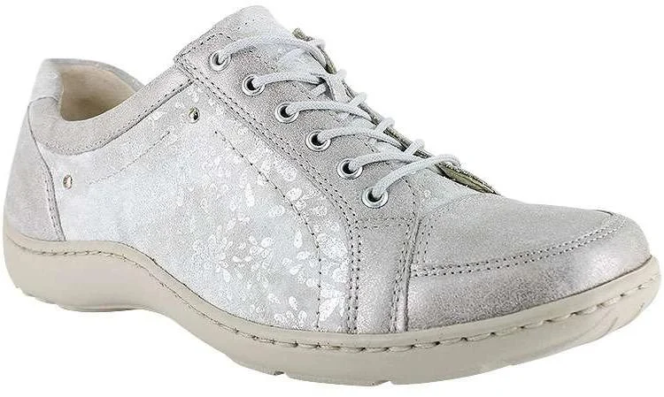 Lightweight Mesh - Paneled Women's Oxfords in White for BreathabilityWaldlaufer Janina