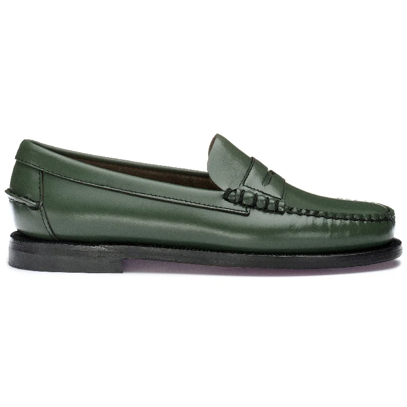 Women's Tassel - Trimmed Loafers with a Low Heel in Olive Green for a Trendy TwistClassic Dan Woman - Chive