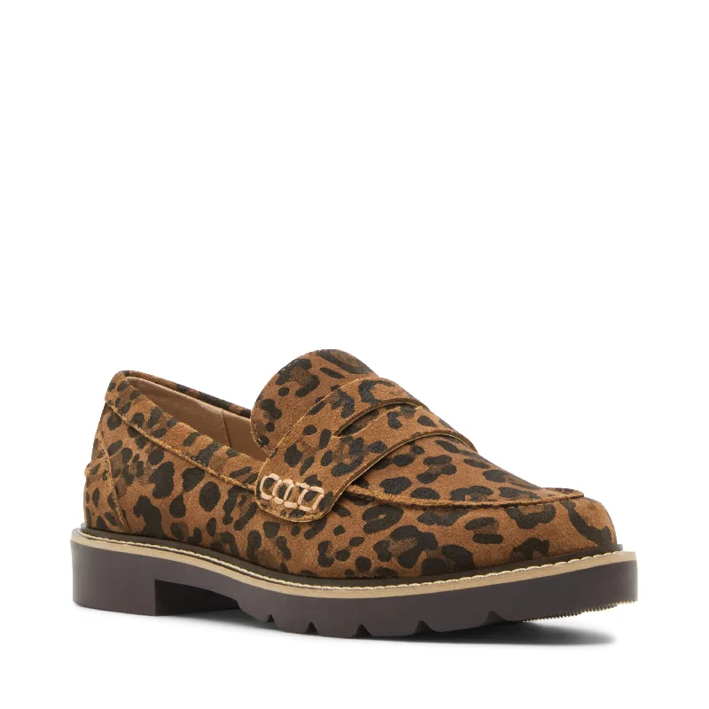 LEOPARD SUEDE