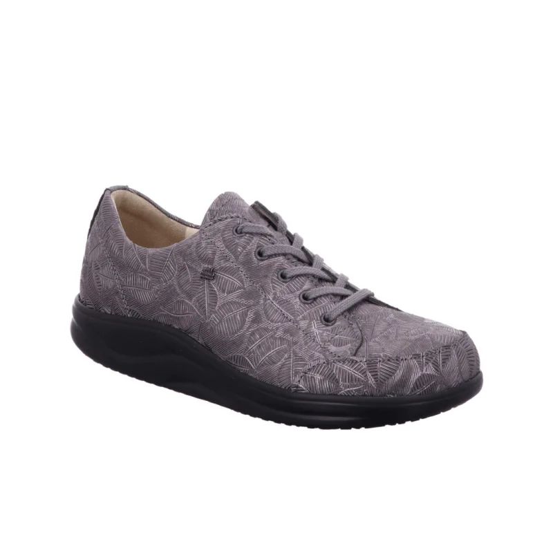 Women's Faux Fur - Lined Oxfords in Tan for a Cozy Winter OptionFinn Comfort Women's Altea - Smoke Leaves