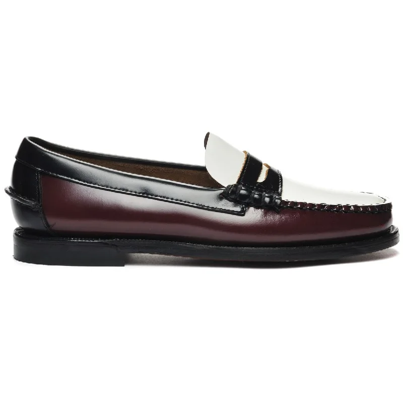 Women's Glitter - Embellished Loafers in Silver for a Sparkly Party LookClassic Dan Woman - Garnet & White & Black