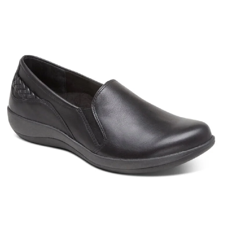 Women's Premium Leather Tassel Loafers in Dark Brown for a Classic Office LookTrisha