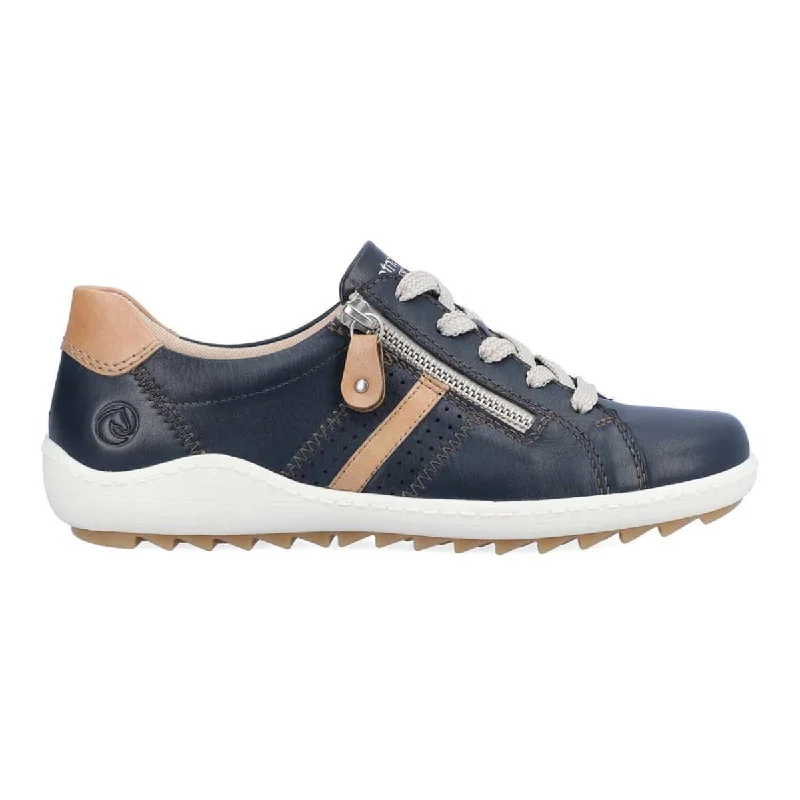 Adjustable Lace - Up Women's Oxfords in Tan for a Customized FitRieker Women's R1432-14 Navy/White