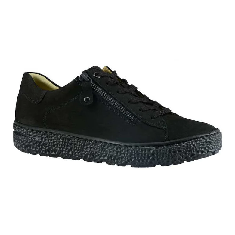 Waterproof Women's Oxfords in Black for Rainy DaysHartjes Women's Phil Black Nubuck