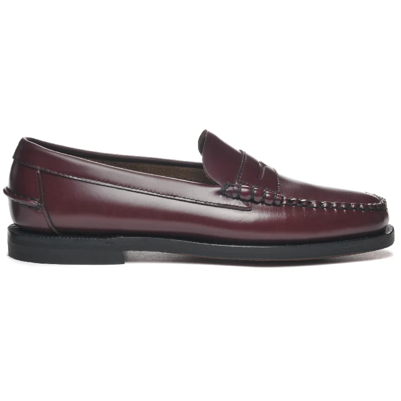 Women's Bow - Embellished Loafers in Red for a Feminine TouchClassic Dan Woman - Garnet