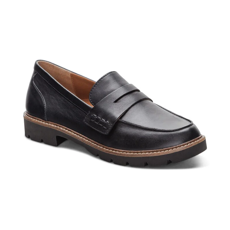 Shock - Absorbing Women's Loafers in Gray for Active LifestylesAetrex Collette