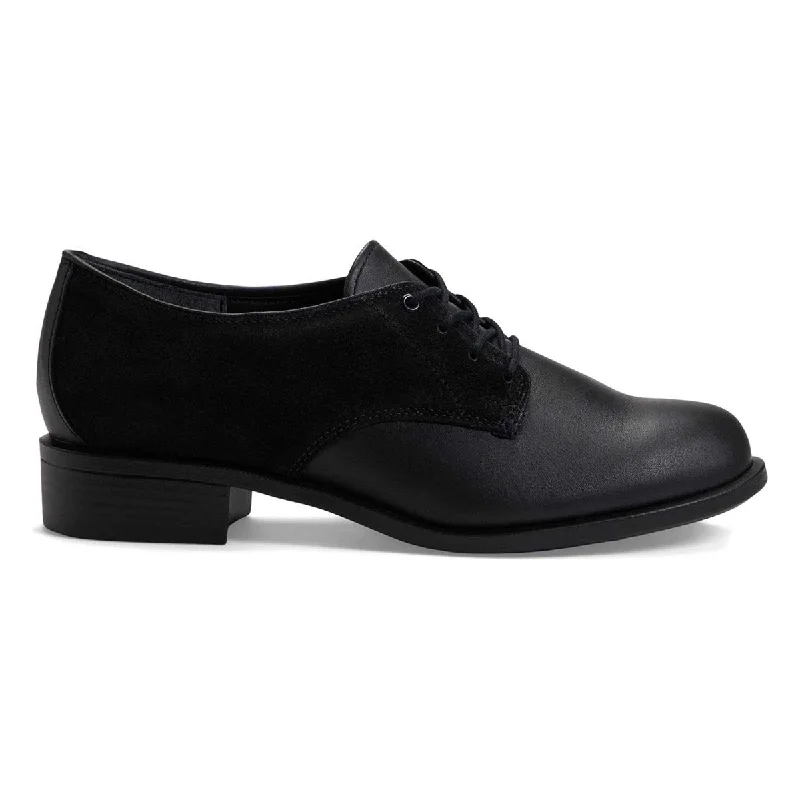 Child - Proof Women's Oxfords in Purple for Moms on the MoveS A S Women's Annex Black Caviar Suede