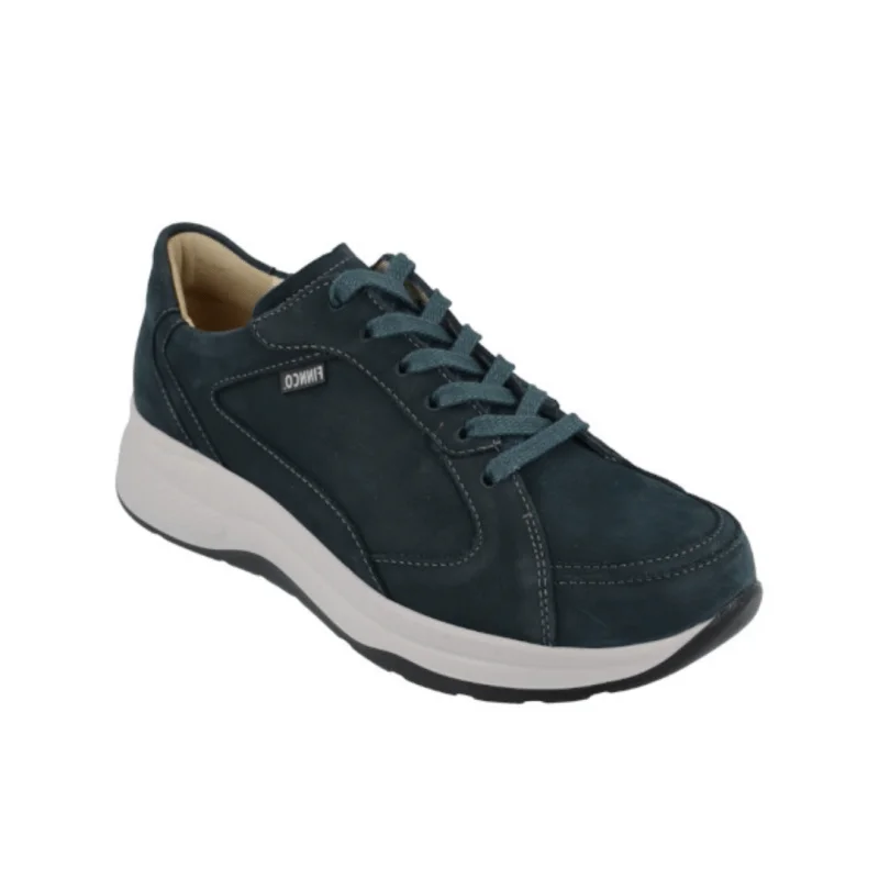 Shock - Absorbing Women's Oxfords in Gray for Active LifestylesFinn Comfort Women's Piccadilly - Petrol