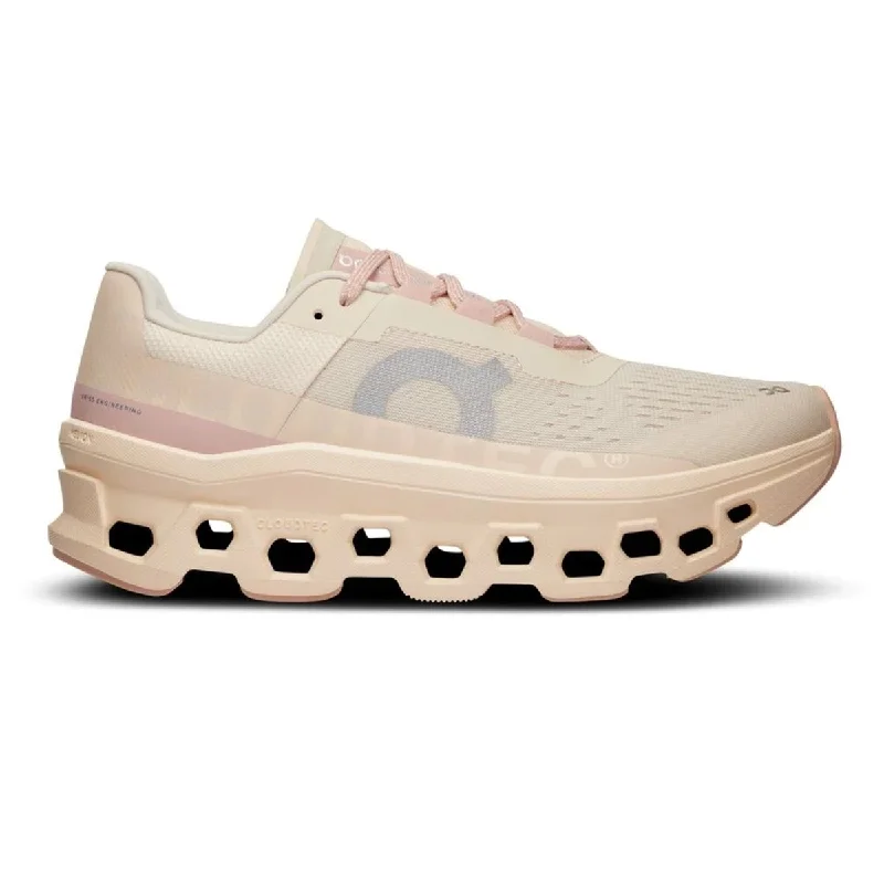 Women's Geometric - Patterned Oxfords in Multicolor for a Fashion - Forward StatementOn Running Women's Cloudmonster Moon/Fawn