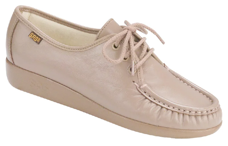 Women's Tassel - Trimmed Oxfords with a Low Heel in Olive Green for a Trendy TwistSAS Siesta