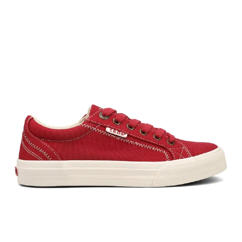 Women's Bow - Adorned Oxfords in Red for a Feminine AppealTaos Women's Plim Soul - Red