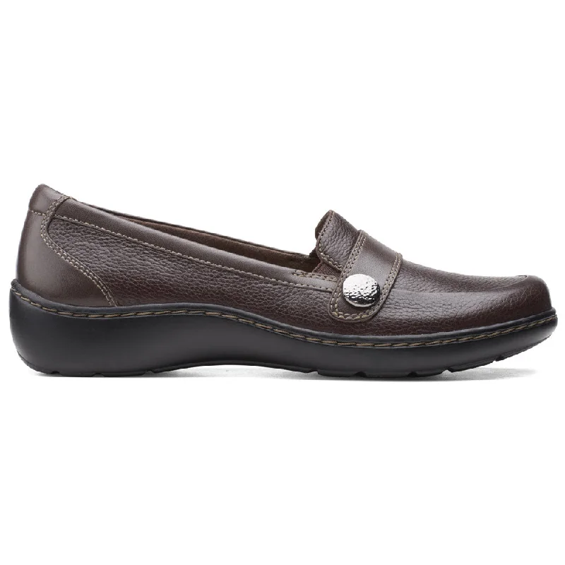 Child - Friendly Women's Loafers in Purple for Moms on the GoClarks Cora Daisy Loafer Brown Tumbled Leather (Women's)