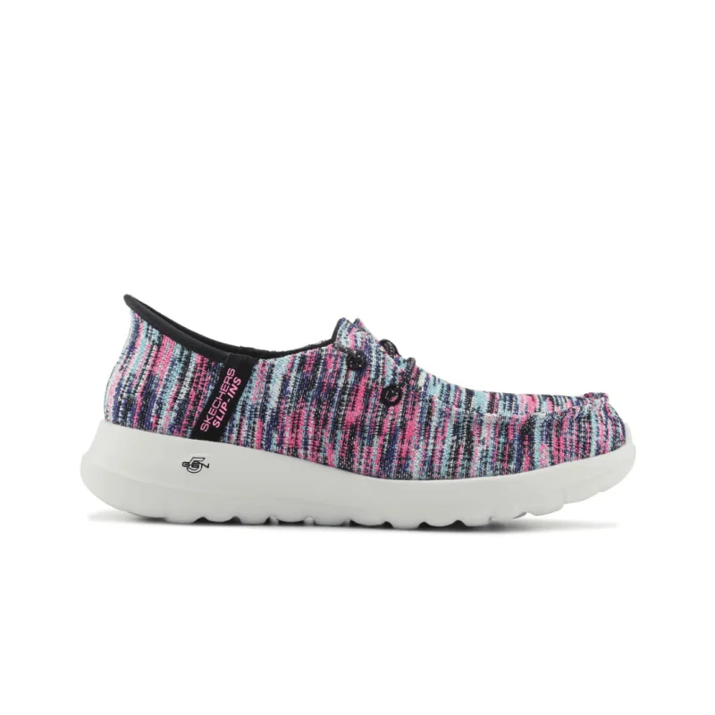 Women's Geometric - Patterned Loafers in Multicolor for a Fashion - Forward LookSkechers Women's Slip-Ins GO WALK Joy Halen - Black/Multi