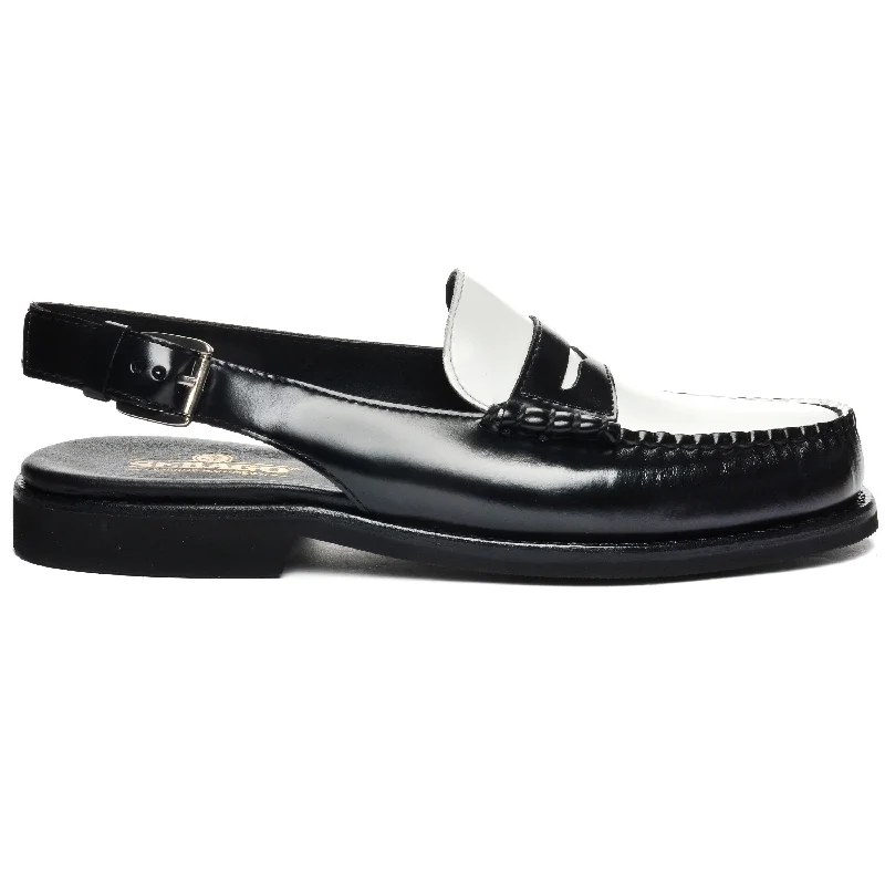 Women's Bow - Embellished Loafers in Red for a Feminine TouchDan Sandal Polaris Woman - Black & White