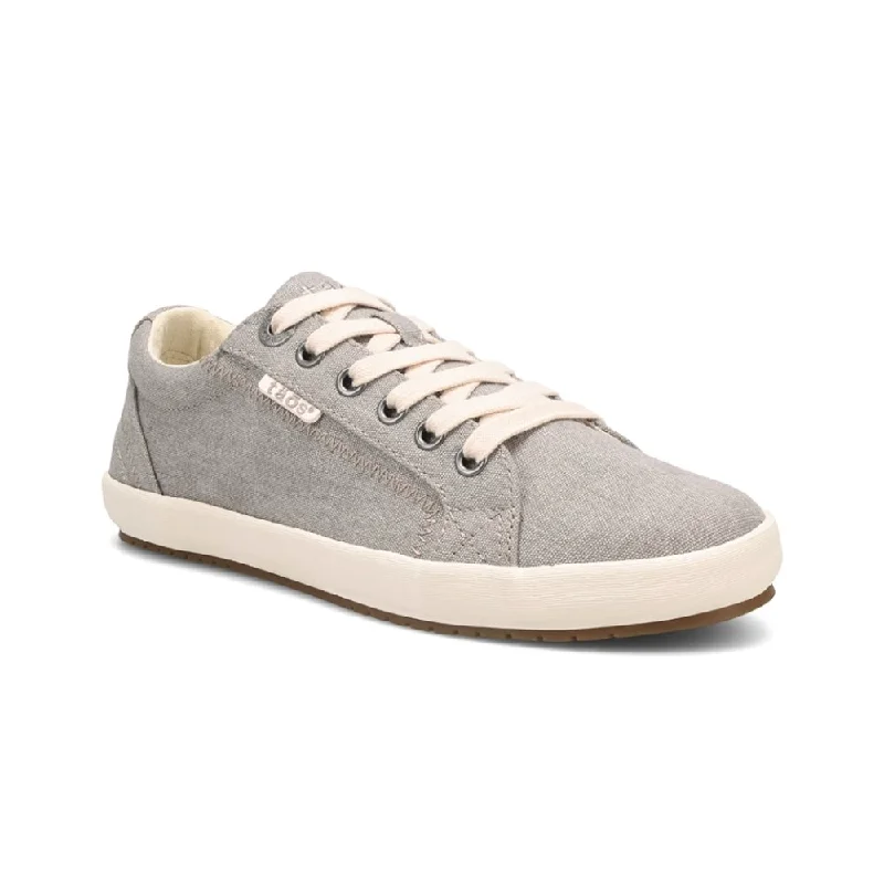 Women's Memory Foam Insole Oxfords in Pink for All - Day ComfortTaos Women's Star - Grey Wash Canvas