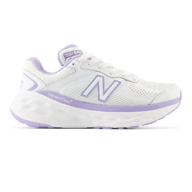 Waterproof Women's Oxfords in Black for Rainy DaysNew Balance Women's WW840FW1 White/Purple