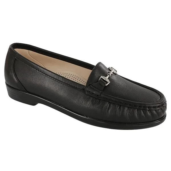 Child - Friendly Women's Loafers in Purple for Moms on the GoSAS Metro Loafer Black Leather (Women's)