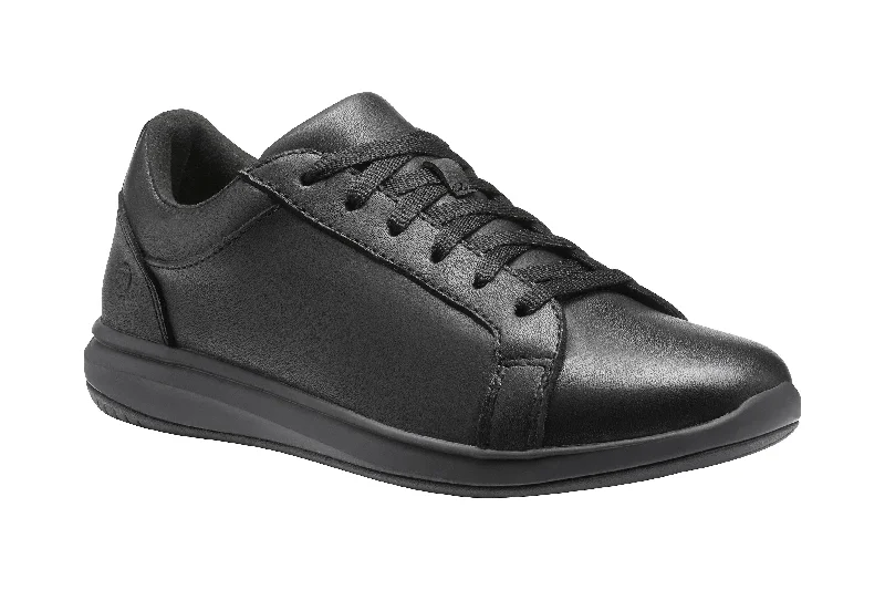 Plus Size Women's Wide - Fit Oxfords with Double Stitching in Black for DurabilitySuperfeet Newberry Low SV