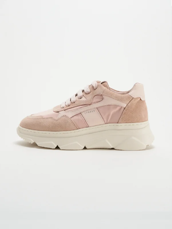 Women's Sneakers with Adjustable Straps for a Customized Fit During High - Impact ExercisesSneakers Chunky con Platform Rosa