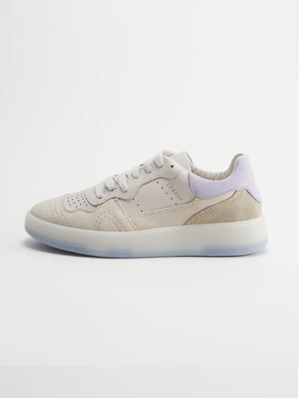 Low - Top Women's Tennis Sneakers in Bright Neon for a Pop of Color on the CourtSneakers con Suola a Contrasto Blu/beige