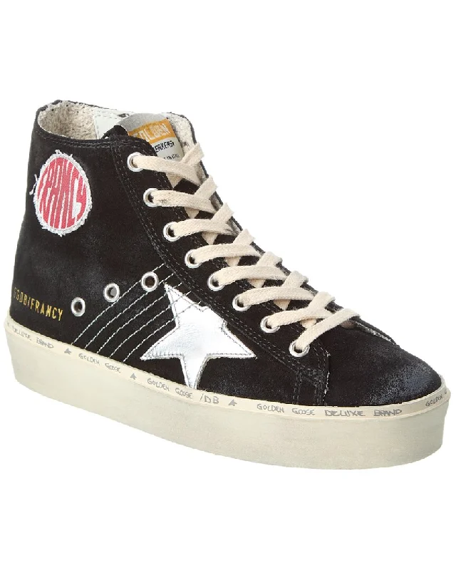 Women's Sneakers with Removable Insoles for Easy Cleaning and CustomizationGolden Goose Francy Suede High-Top Sneaker