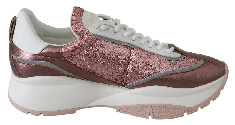 Retro - Style Women's Sneakers in Pastel Colors for a Nostalgic and Fashionable VibeJimmy Choo Candyfloss Glitter Sneaker Women's Euphoria