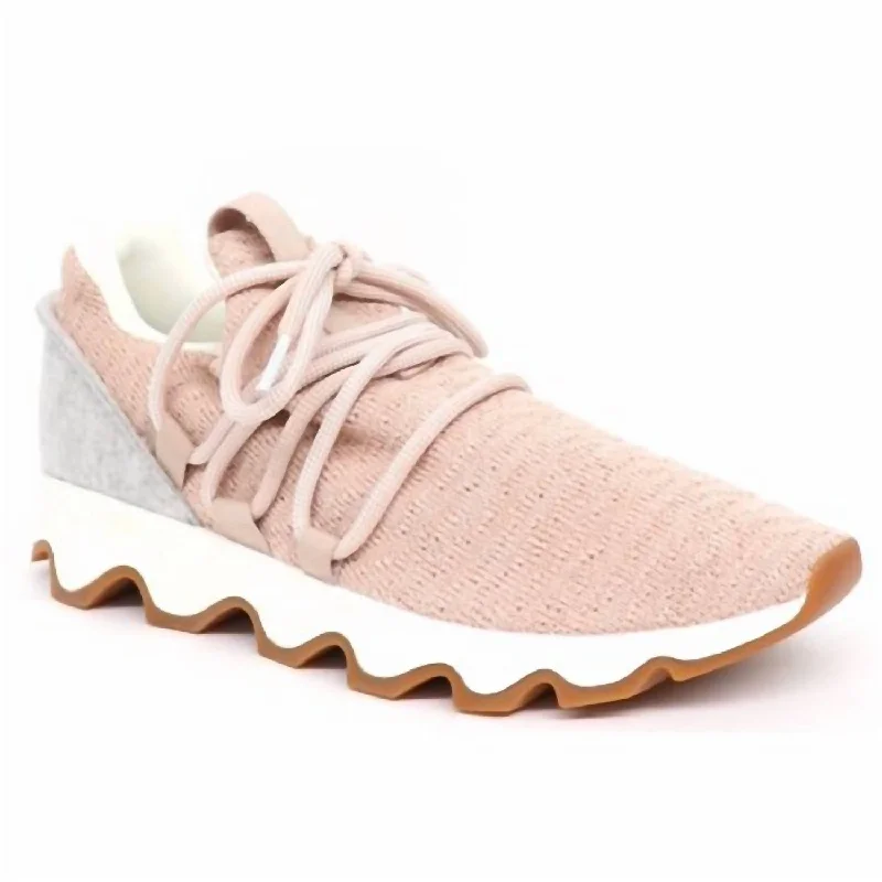 Wide - Width Women's Sneakers for Comfortable Fit for Those with Wider FeetKinetic Lace Sneaker In Pink/grey