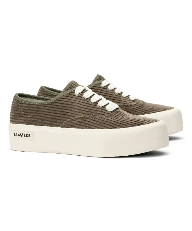 Women's Sneakers with Hidden Wedges for a Subtle Height Boost and Added StyleWomen's Legend Platform Sneaker In Burnt Olive